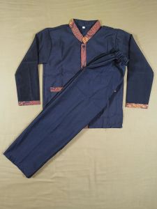 SETELAN KEBAYA SEKOLAH ANAK SD PEREMPUAN PANJANG / PANGSI HITAM