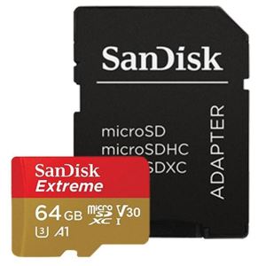 Thẻ Nhớ MicroSDXC SanDisk Extreme 64GB V30 U3 4K A2 R170MB/s W80MB/s - kèm Adapter (Gold) Nhat Tin Authorised Store