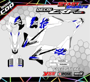 DECAL PREMIUM HONDA CRF 150 L FULL BODY / DECAL FULL BODY HONDA CRF 150 L SUPER GLOSSY