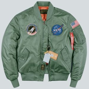 Áo khoác lính mỹ Áo khoác Pilot Nasa cao cấp lót bông thu đông ARM-1270B (lưng trơn không hình)