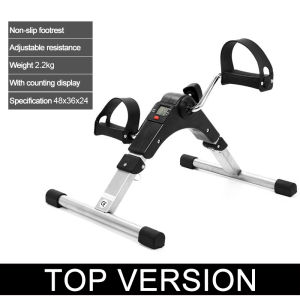 【COD】Sports Bike Portable Folding Elderly Indoor Fitness Exercise Bike Arm and Leg Recovery Training Female Weight Loss Exercise Bike Rehabilitation Exercise Fitness Home Bicycle Fitness Equipment