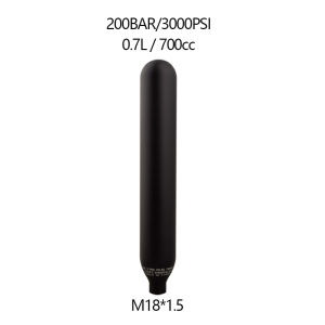 Hpa 0.7L 700cc Lặn bình khí 200bar/3000PSI Xi lanh khí đầu ra 160PSI để 3000PSI Bộ điều chỉnh áp suất cho CO2 Soda nước Scuba