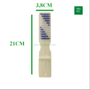Bàn chải sợi cước bàn chải có tay cầm bằng tre chà sàn giặt đồ vệ sinh chà cọ vệ sinh