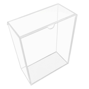 Minimalists Acrylic Display Shelf Case Compactly Space Saving Solution For Workspaces Organization And Decoration
