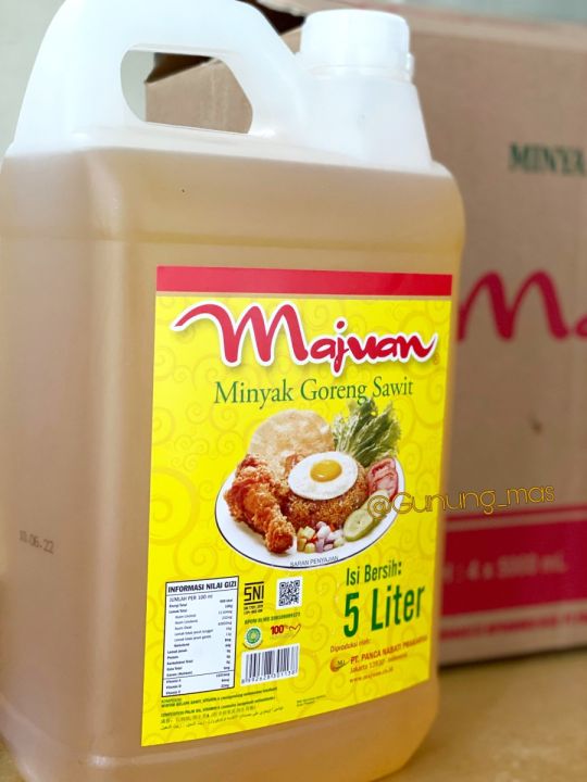 Minyak Goreng Majuan 5 Liter Jerigen | Lazada Indonesia