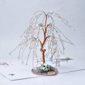 Natural Crystal Ore Tabletop Decoration Fortune Tree Fortune Tree Office Decoration Holiday Birthday and Anniversary Gifts