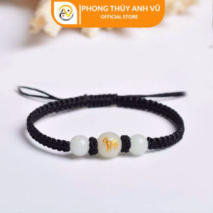 Vòng tết chỉ may mắn - vòng tay tuổi mùi - vòng tay 12 con giáp - có khai quang điểm nhãn - Phong Thủy Anh Vũ