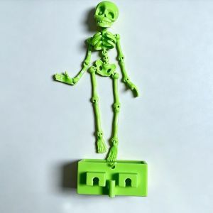 OOC Realistic Dancing Skeleton Aquarium Bubbler Skeletons Statue with Suction Base Fish Tank Dance Skull Bubbler Funny Fade Resistant Air Pump Dancing Skeleton Halloween Party