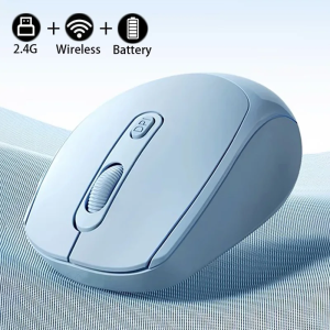 Wireless Mouse Bluetooth 2.4Ghz Receiver Optical Adjustable Wireless Mice Rechargeable for PC Laptop Computer Desktop Tetikus Bluetooth Tetikus Wireless Tetikus Laptop