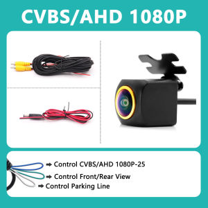 AHD 280W 1080P Vehicle Camera with Night Vision for Rear View Universal CCD Backup Camera Car Monitor Head Unit Audio Reverse Cam