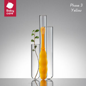 FANTASY E LIFE BC Babycare Baby Kids Soft Bristle Training Toothbrush Childrens Non-slip Tooth Brush Growth Training Toothbrushes Baby 3-Stage Safety Dental Oral Care Tools 1-3 to 6 and a half years old baby with deciduous teeth Teeth Oral Cleaning