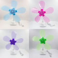 Black 5 Leaves Portable Clip Electric Fan. 