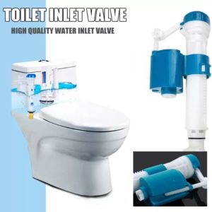Fill Valve Toilet Inlet Valve Water Tank Accessory Float Universal Replacement Filling Valve Fixture Universal Compact Bottom Inlet Valve