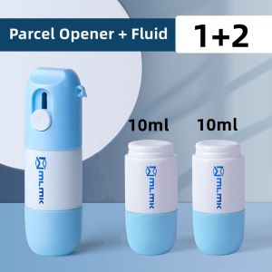 【Free Shipping】ชุดน้ำยาแก้กระดาษความร้อนแบบ2 In 1 10มล. กำจัดข้อมูลประจำตัวของข้อมูลส่วนตัวการปกป้องความเป็นส่วนตัวยางลบ