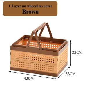 GTHome(Singapore) Collapsible Stackable plastic storage box Durable laundry basket with optional wheels or cover basket