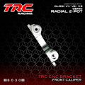 TRC Racing 2 POT Radial Brake Caliper Bracket CNC for Honda Click v1 v2 v3 125 / 150 8030. 