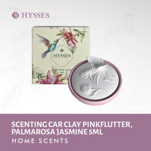 Hysses Scenting Car Clay Pinkflutter Palmarosa Jasmine 5ml