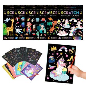 Kids DIY Creative Color Scratch Painting (Age 3 +)
