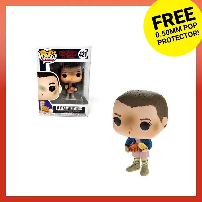 TV Stranger Things Eleven with Eggos #421 Funko Pop Vinyl Figure