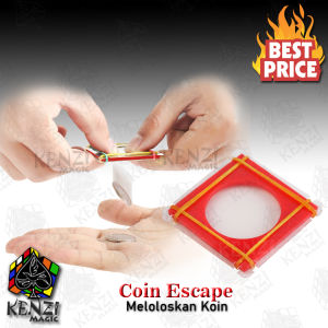 Alat Sulap Coin Escape Mainan Magic Koin Menembus