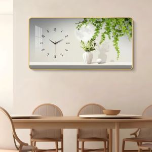 Living room background clock painting dining room hallway mural bedroom decoration wall painting