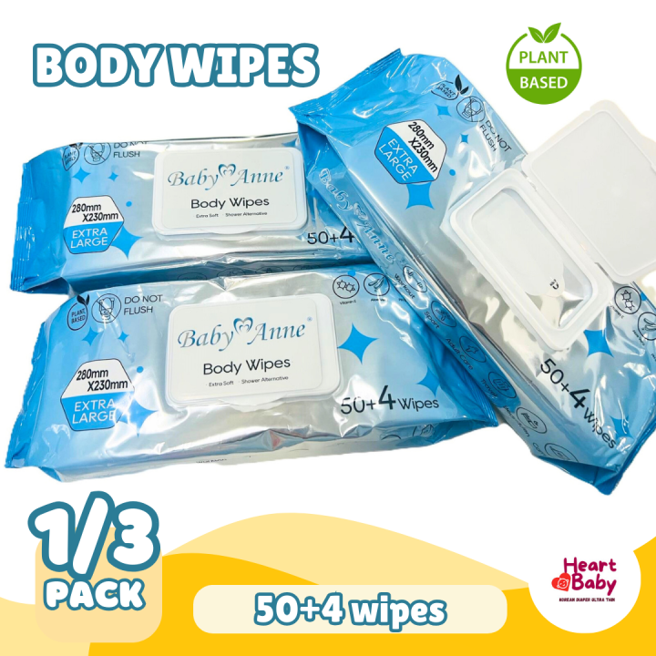 Heart%20Baby%201/3%20PACKS%20BABY%20ANNE%20BODY%20WIPES%20EXTRA%20LARGE%20PACK%20BY%2054%20SHEETS%20CLASSIC%20FRAGRANCE%20-%20Image%202