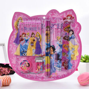 Bayar Di Tempat - S5931 Stationary Set Karakter Kartun / Set Alat Tulis 8 In 1 / Set Alat Tulis