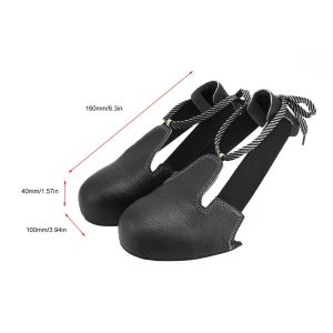 1 Pasang Toe Cap Safety Kepala Besi Overshoe Visitor Toe Guard Safety Shoes