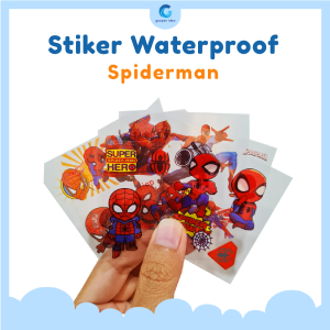 STICKER NONO SPIDERMAN ECER WATERPROOF 1 LEMBAR STIKER