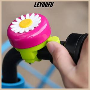 LEYOUFU Kids Funny Bicycle Bell Horns Bike Daisy Flower Children Girls Safety Cycling Ring Alarm For Handlebars Multi-color Bicycle Bell