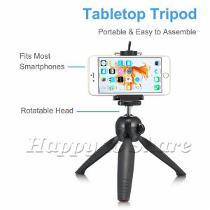 Lightweight and Compact Table Top Tripod for DSLR GoPro Smartphones Mini Projectors