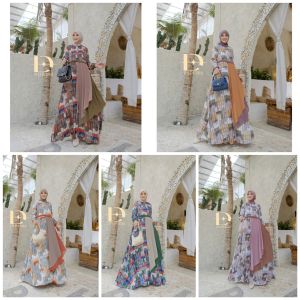 Gamis Casual KAMILA Dress by Dlovera - Realpic 100%