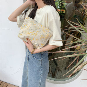 Floral Cosmetic Bag Make Up Storage Pouch Japan Style Vintage 1122-81