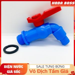 Vòi Xả Nước & Tay Gạt Khóa Gạt - Có Đầu Nối Dễ Gắn Dây Dẫn Nước - Chất Liệu Nhựa Ren 21 27 Thông Dụng