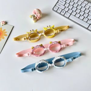 SH Dây đeo kính điều chỉnh Kính bơi trẻ em Tầm nhìn HD Ngựa con hoạt hình Kính bơi chống sương mù Kính bảo hộ HD Chống nước Kính bơi cho trẻ em Dụng cụ bơi cho trẻ em