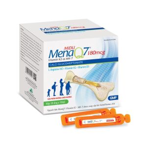 Midu MenaQ7 180mcg – Phát triển chiều cao cho trẻ em và giúp xương chắc khẻo ngay từ trong bụng mẹ tới suốt cuộc đời