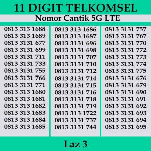 Nomor Cantik Kartu Perdana Spesial Telkomsel Jaringan 2G 3G 4G Lte 5G
