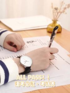 Zgo ZGO Examination Exclusive Mens Watch Junior and Middle School Students Waterproof Niche Mute Quartz Watch for Teenagers and Girls