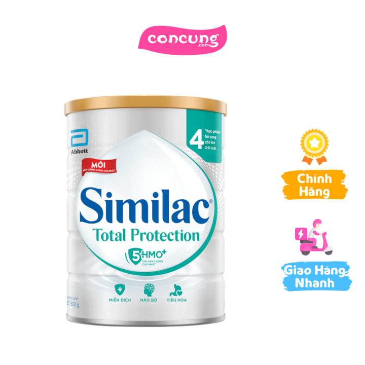 Sữa Similac Total Protection 4 (5 HMO+) 900g (2 - 6 tuôi)