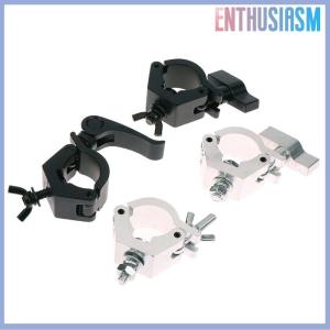 【Enthusiasm】🌟🌟【Hot Sale】🎈 1 Piece Aluminium Truss Clamps 28-32mm Tube O Hook Stage Lighting Mount Bracket Fast Lock Lighting Clamp
