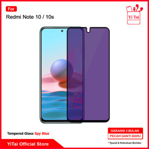 YITAI Tempered Glass Spy Blue Xiaomi Redmi Note 10 10s 10 5G 10 Pro