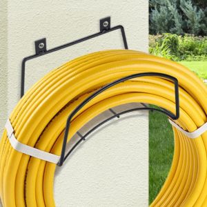 LZHDP Có thể tháo rời Giá đỡ vòi tưới vườn Công suất lớn Đa chức năng Giá đỡ vòi nước Đa năng Thiết kế trang trí Giá đỡ gắn tường Sử dụng ngoài trời
