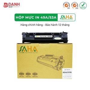Hộp mực in 49A/53A-SAHA- Dùng cho máy HP Laser 1160 1320 / P2014 P2015 Canon LBP 3300 (CRG-308) 3310 3370 (CRG 315)