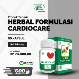 Herbal Sakit Jantung 60c - HIU Cardiocare - Herbal untuk Kesehatan Jantung