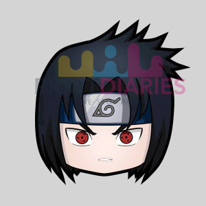 Naruto Chibi Head Sticker Vinyl sticker waterproof / Chibi sticker for thumbler car motorcycle etc.