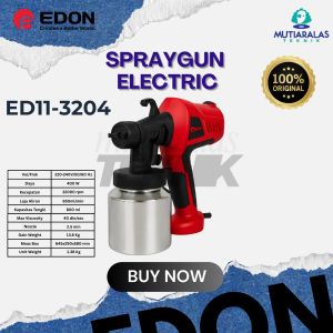 SEMPROTAN CAT LISTRIK TANPA KOMPRESOR Nozzle kuningan alat cat SPRAY GUN ELEKTRIK EDON ED11-3204 SEMPROTAN CAT MOBIL MOTOR TEMBOK EDON ED11-3204 SPRAYGUN ELEKTRIK SEMPROTAN CAT LISTRIK PENYEMPROT CAT SERBAGUNA EDON ED11-3204 SPRAYGUN ELEKTRIK MDON JP3204