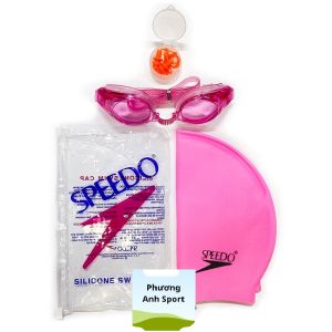 Combo Kính Bơi Trẻ Em và Nón Bơi BALANCE Chất Liệu Silicone Co Giãn Tốt Thoải Mái Form Ôm