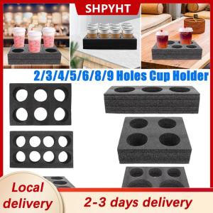 [COD] Ship within 24 hours Cup Carrier Holder Drink Tray Takeout Coffee Trays Disposable Beverage Delivery Holders Out Take Packing Go Carry Drinks