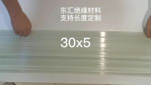 Hanson8 Length 500mm White Fiberglass Square/Flat/Fixed Bar Width 2-30mm Glass Reinforced Plastic Bar Bracing Strip Q3P9R