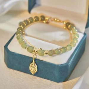 Jakarta - Gelang Tangan Wanita Mutiara Hijau